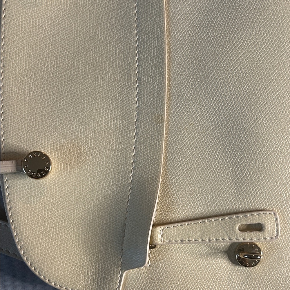 Furla Piper Medium Dome Leather Satchel & Crossbody Bag - Cream - Picture 2 of 8